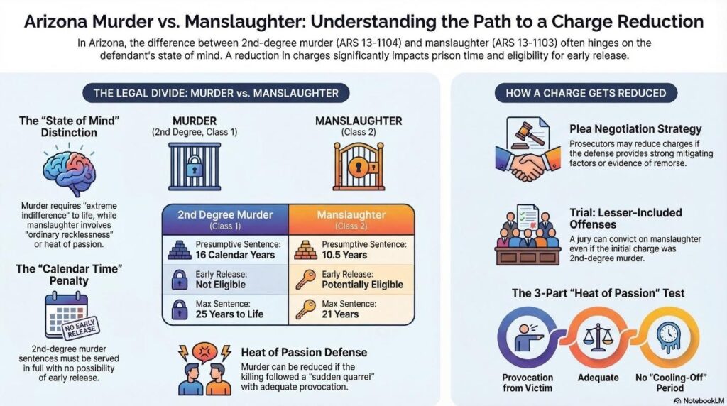 Arizona Murder vs. Manslaughter