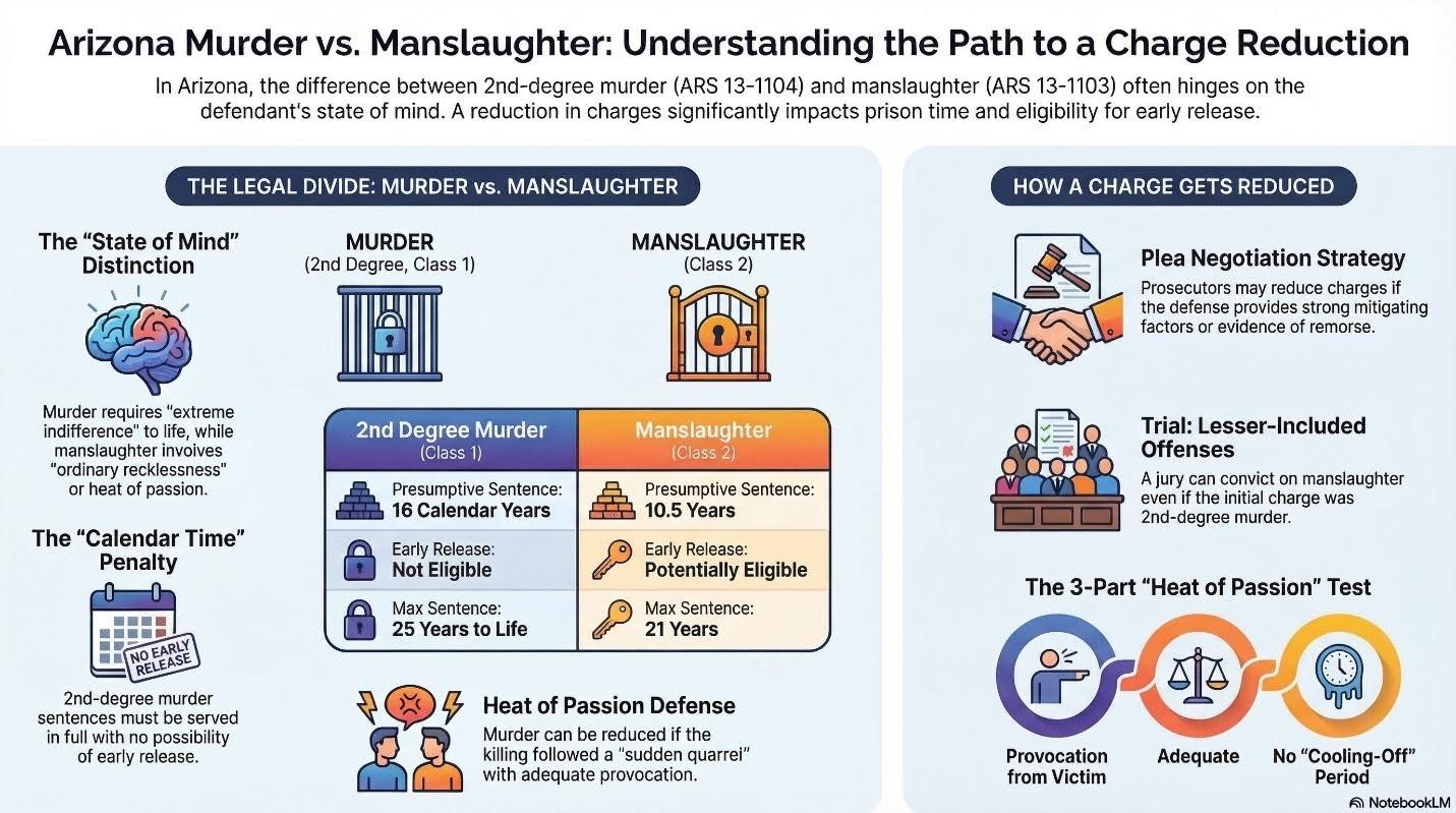 Arizona Murder vs. Manslaughter