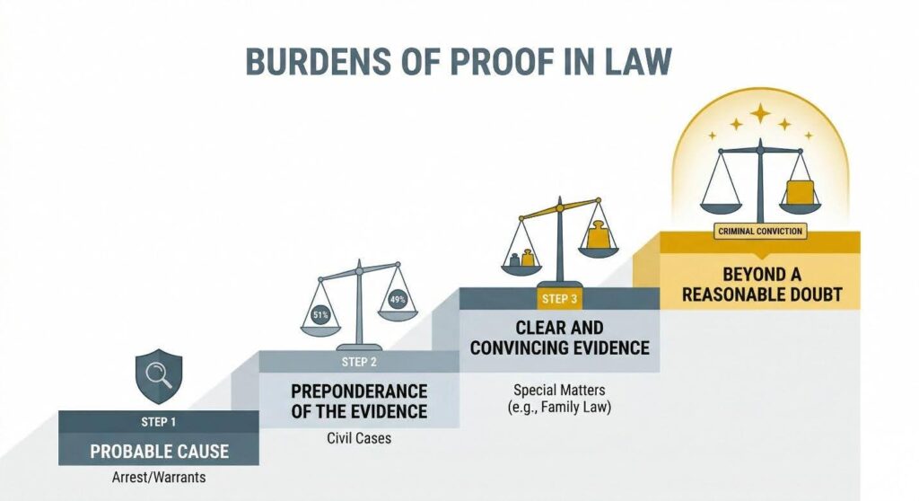 Burden of Proof in law - Arizona Criminal Justice System