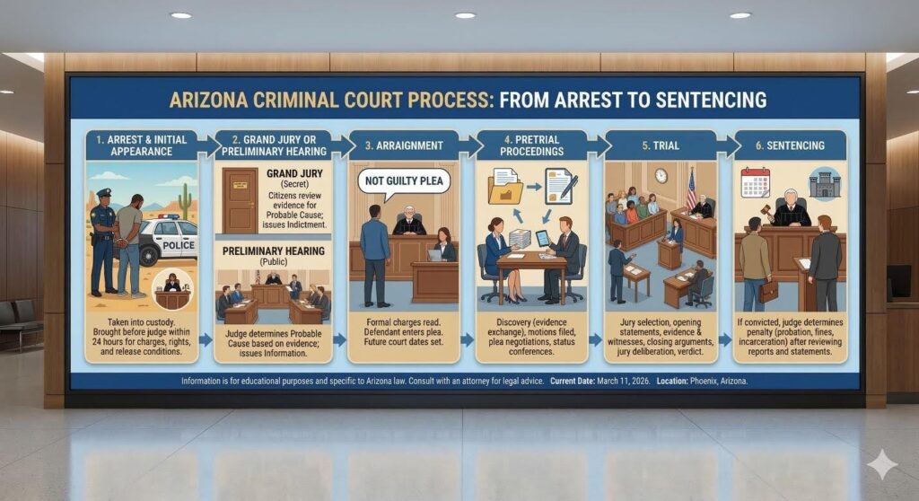 arizona criminal defense law - Arizona criminal court process