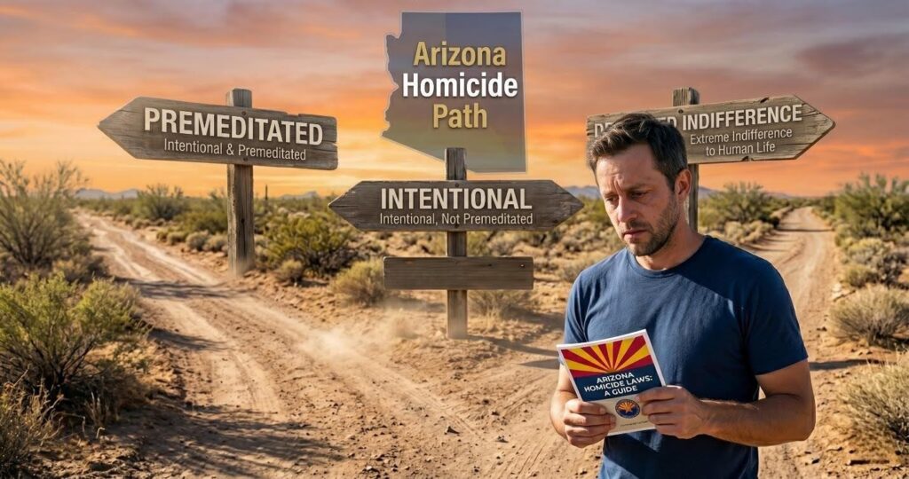 Murders charges in Arizona - 1st 2nd 3rd degree